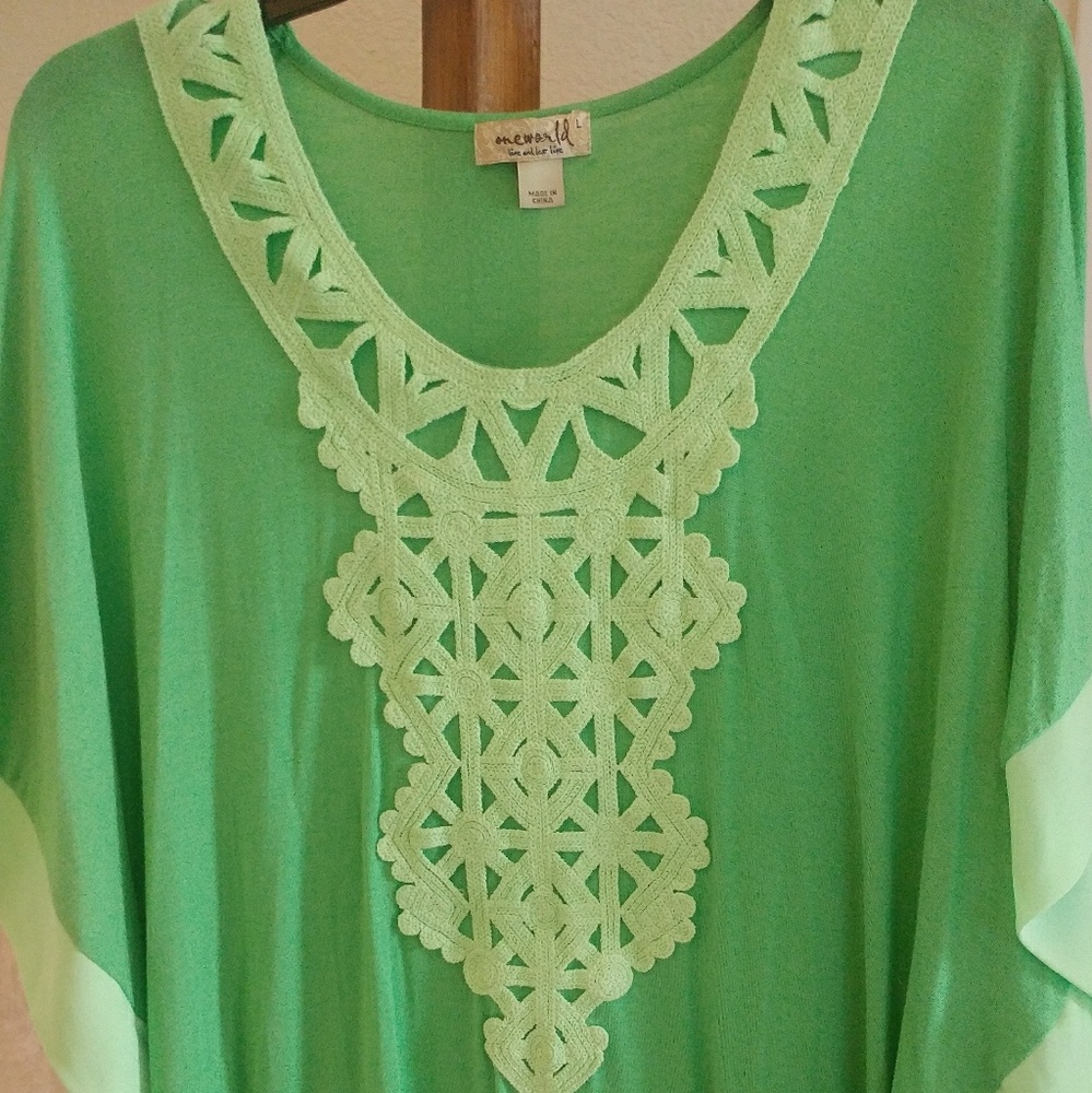 Dolman sleeve cotton tee